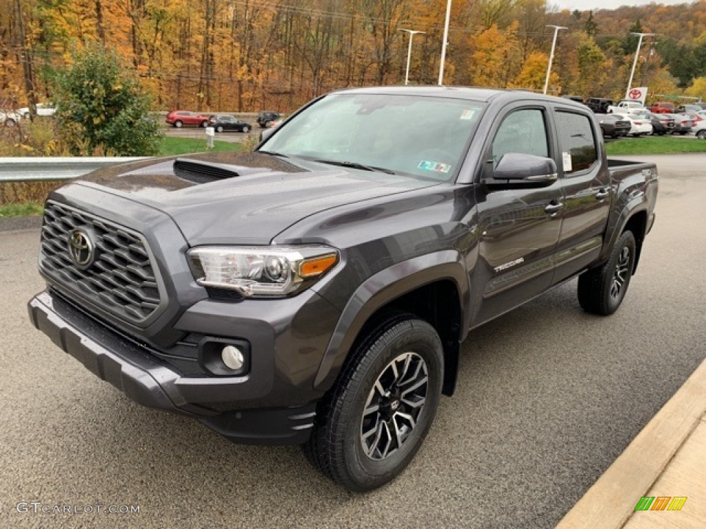 2020 Tacoma TRD Sport Double Cab 4x4 - Magnetic Gray Metallic / TRD Cement/Black photo #3