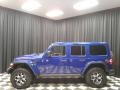 2020 Ocean Blue Metallic Jeep Wrangler Unlimited Rubicon 4x4  photo #1