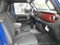 2020 Ocean Blue Metallic Jeep Wrangler Unlimited Rubicon 4x4  photo #14