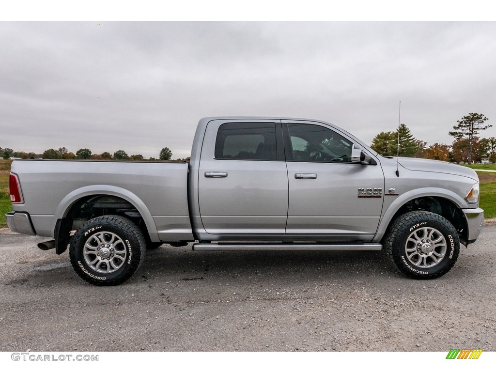 2016 2500 Laramie Crew Cab 4x4 - Bright Silver Metallic / Black photo #3