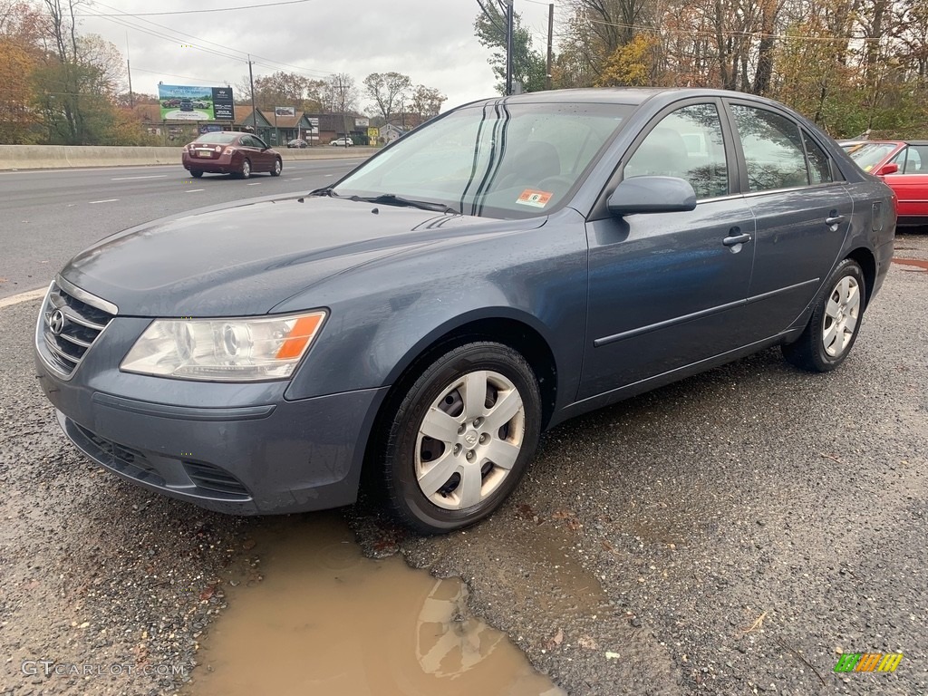 2009 Sonata GLS - Slate Blue / Gray photo #7