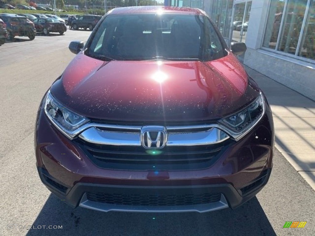 2019 CR-V LX AWD - Basque Red Pearl II / Gray photo #3