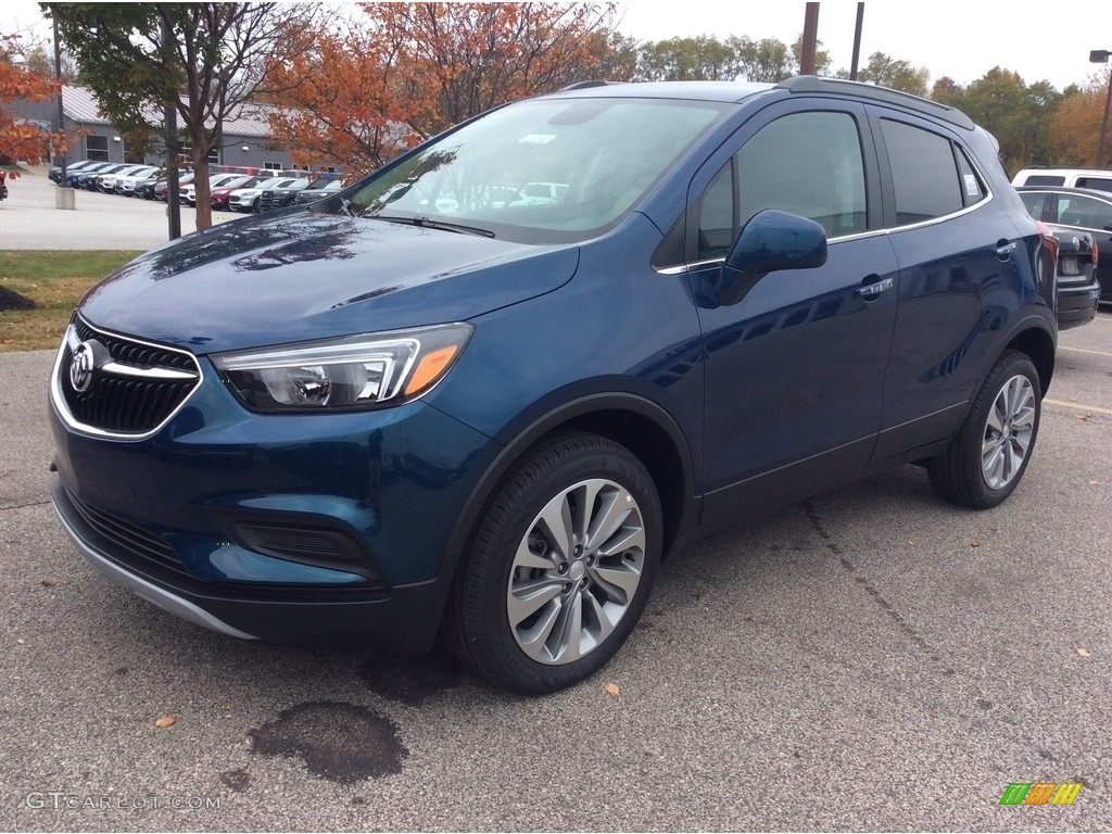 Deep Azure Metallic 2020 Buick Encore Preferred AWD Exterior Photo #135871271