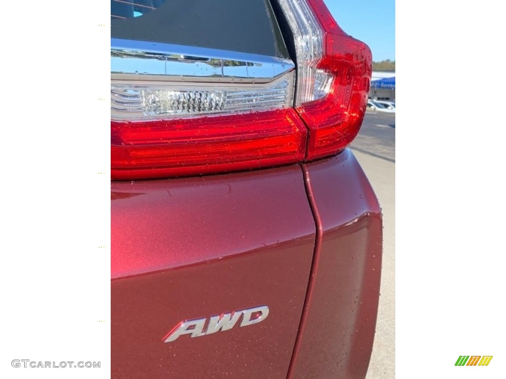 2019 CR-V LX AWD - Basque Red Pearl II / Gray photo #22