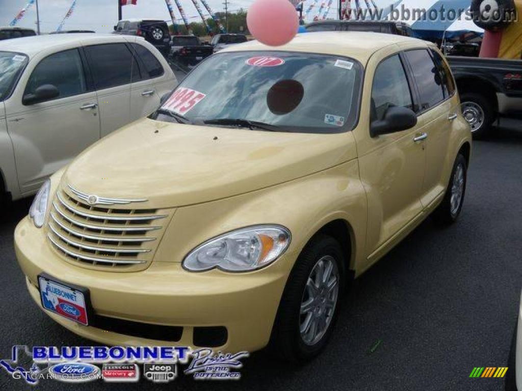 Pastel Yellow Chrysler PT Cruiser