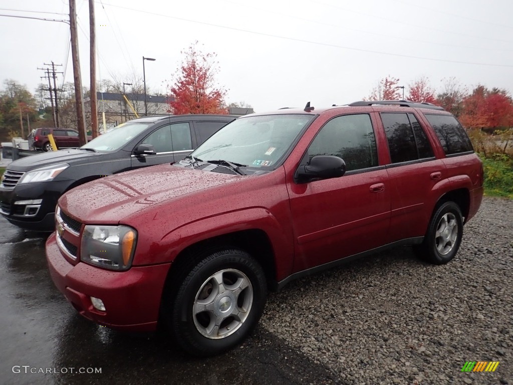 2008 TrailBlazer LT 4x4 - Red Jewel / Ebony photo #1