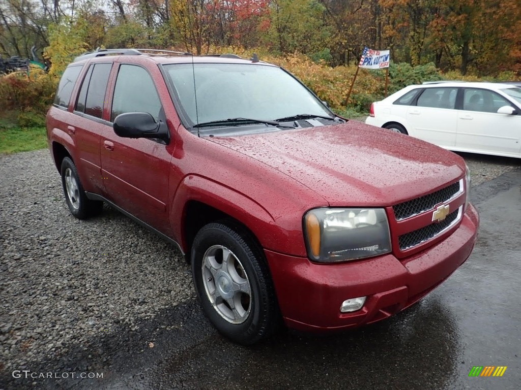 2008 TrailBlazer LT 4x4 - Red Jewel / Ebony photo #5