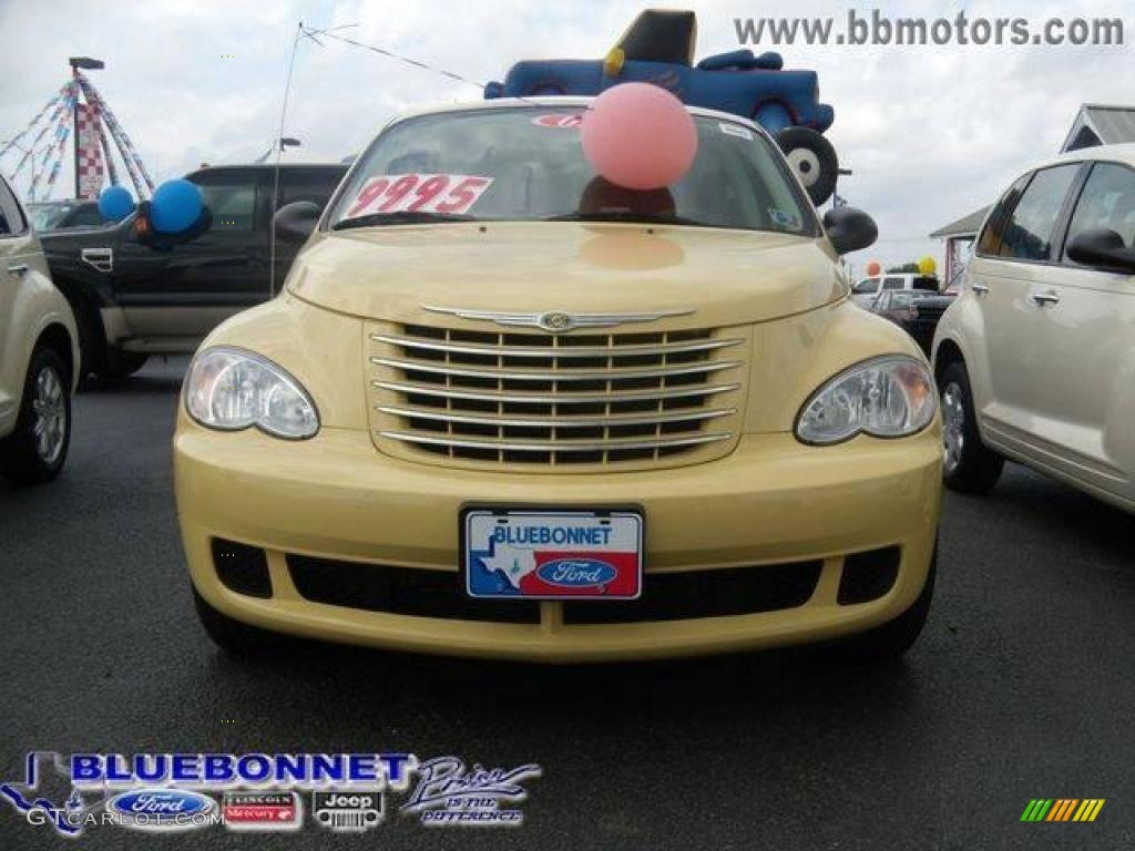 2007 PT Cruiser Touring - Pastel Yellow / Pastel Slate Gray photo #5