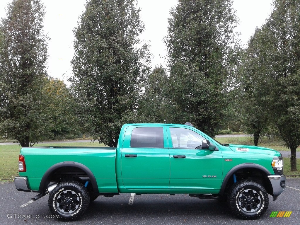 Bright Green 2019 Ram 2500 Tradesman Crew Cab 4x4 Power Wagon Package Exterior Photo #135871838