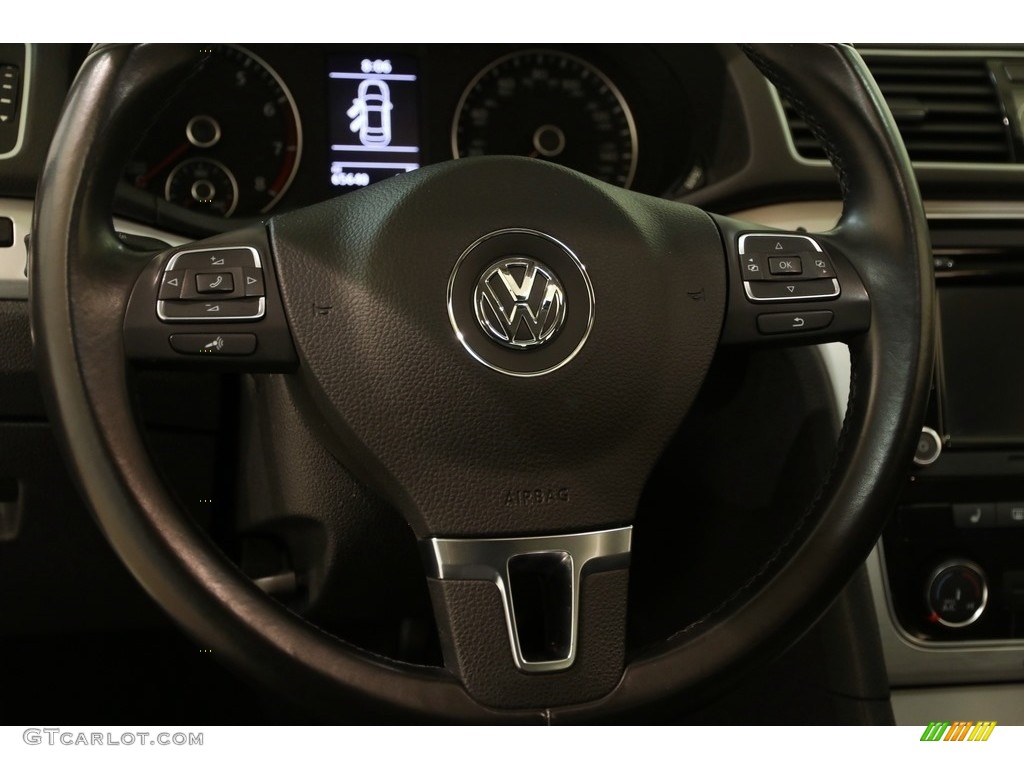 2013 Passat 2.5L SE - Glacier Blue Metallic / Titan Black photo #6