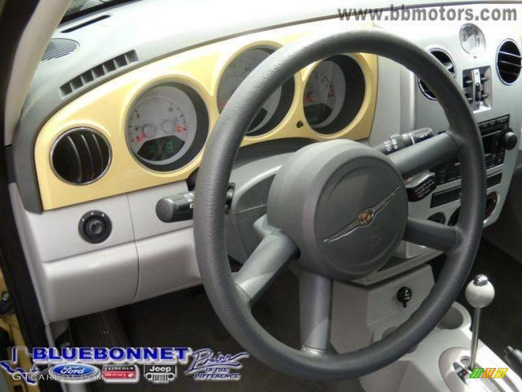 2007 PT Cruiser Touring - Pastel Yellow / Pastel Slate Gray photo #14