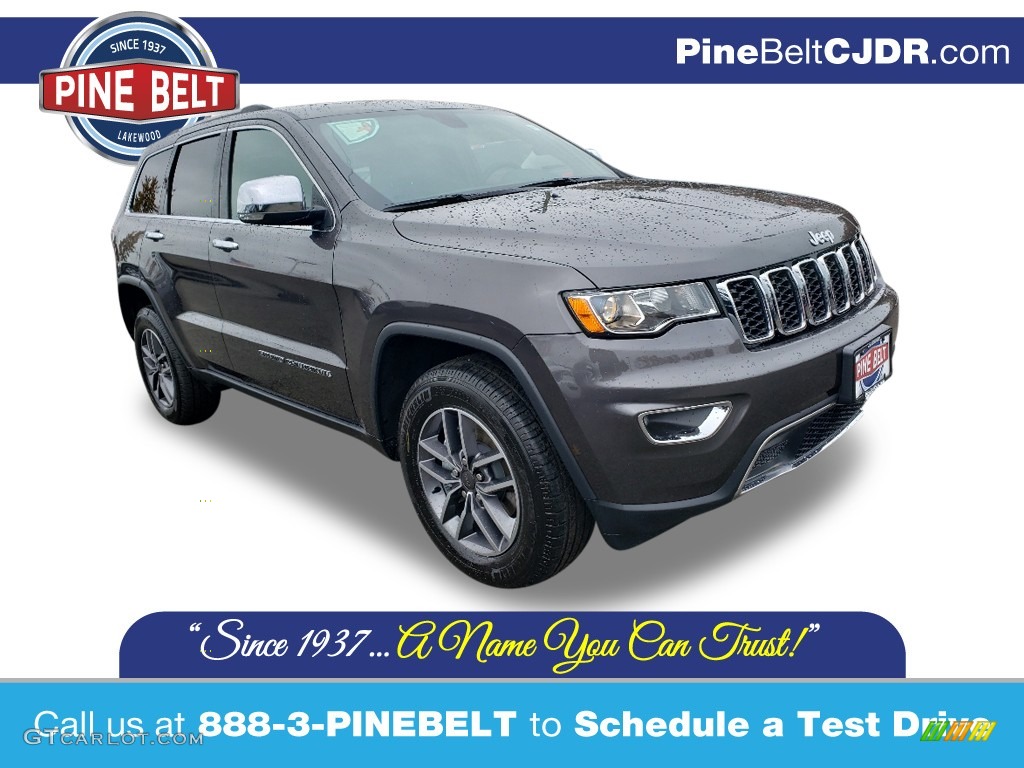 2020 Grand Cherokee Limited 4x4 - Granite Crystal Metallic / Black photo #1