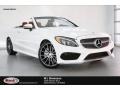 2017 Polar White Mercedes-Benz C 300 Cabriolet  photo #1