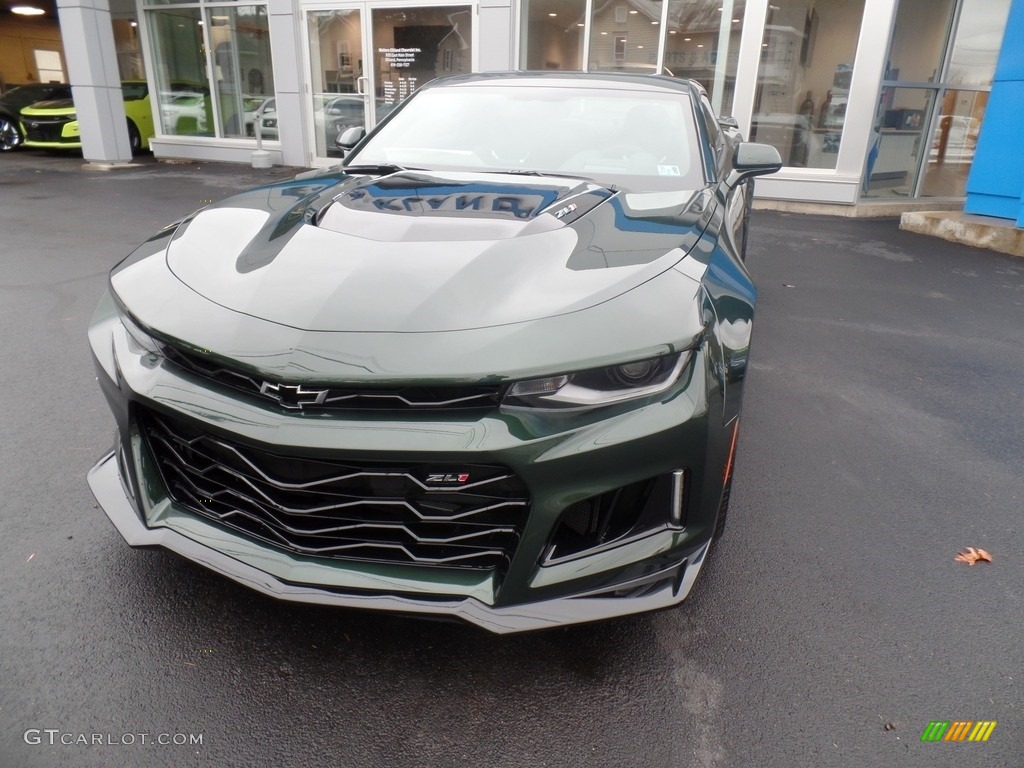 2020 Camaro ZL1 Coupe - Rally Green Metallic / Jet Black photo #4