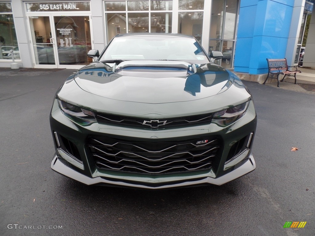 2020 Camaro ZL1 Coupe - Rally Green Metallic / Jet Black photo #5