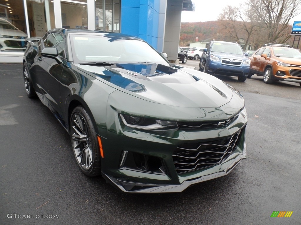 2020 Camaro ZL1 Coupe - Rally Green Metallic / Jet Black photo #6