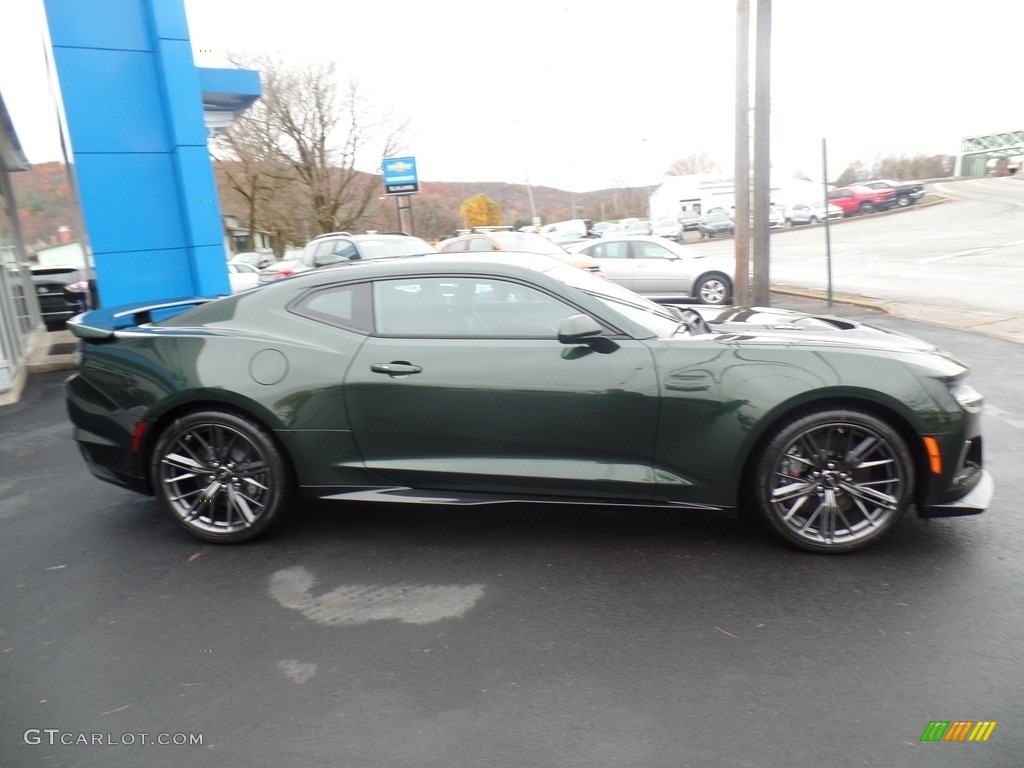 2020 Camaro ZL1 Coupe - Rally Green Metallic / Jet Black photo #8