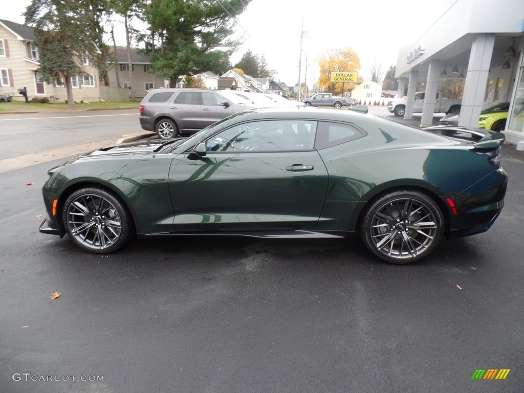 Rally Green Metallic 2020 Chevrolet Camaro ZL1 Coupe Exterior Photo #135873740