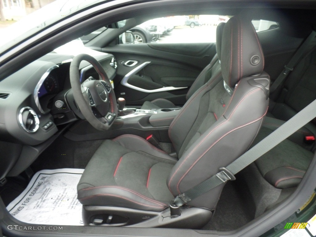 Jet Black Interior 2020 Chevrolet Camaro ZL1 Coupe Photo #135873938