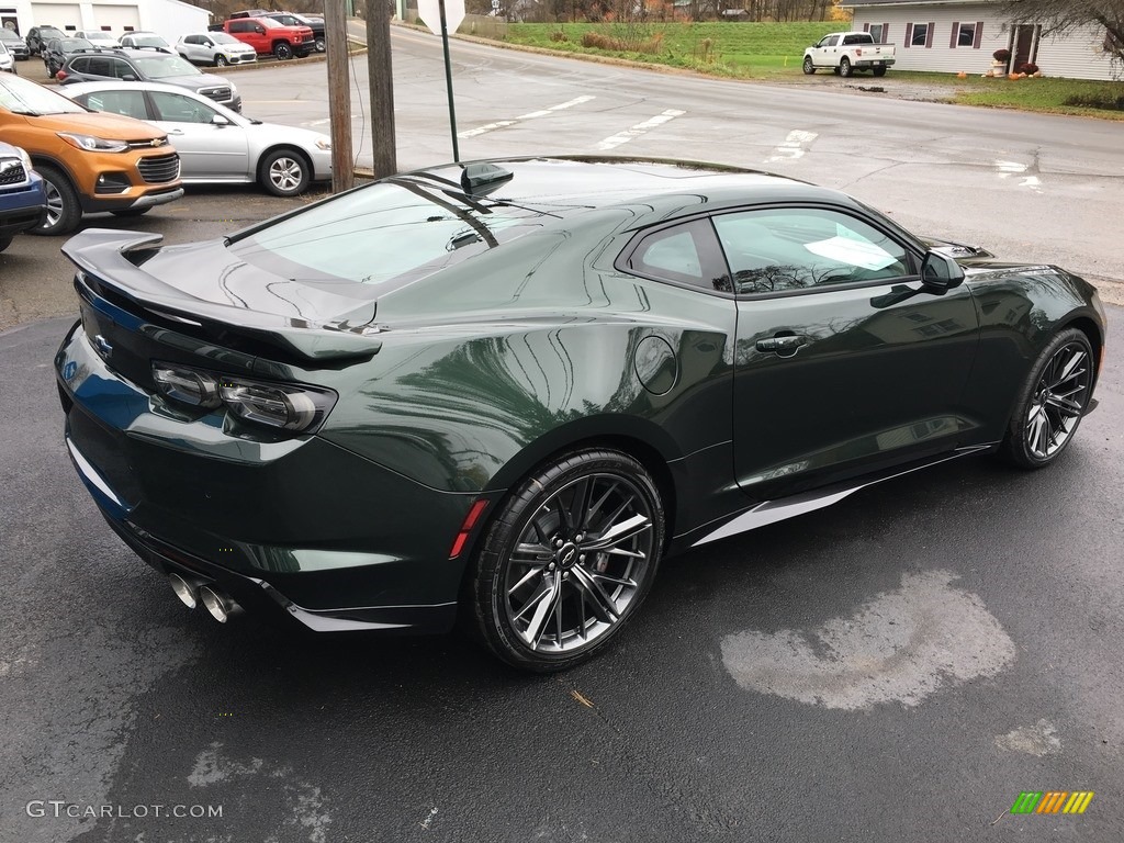 Rally Green Metallic 2020 Chevrolet Camaro ZL1 Coupe Exterior Photo #135874787