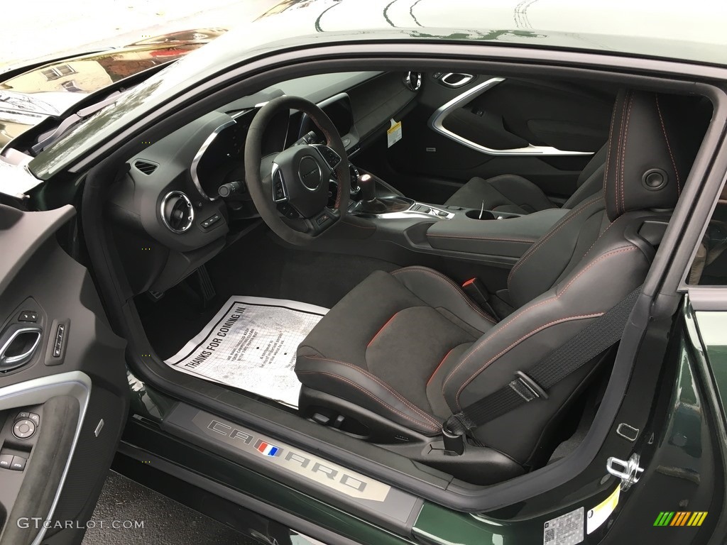 Jet Black Interior 2020 Chevrolet Camaro ZL1 Coupe Photo #135874871