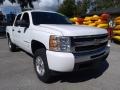 2009 Summit White Chevrolet Silverado 1500 LT Crew Cab 4x4  photo #1