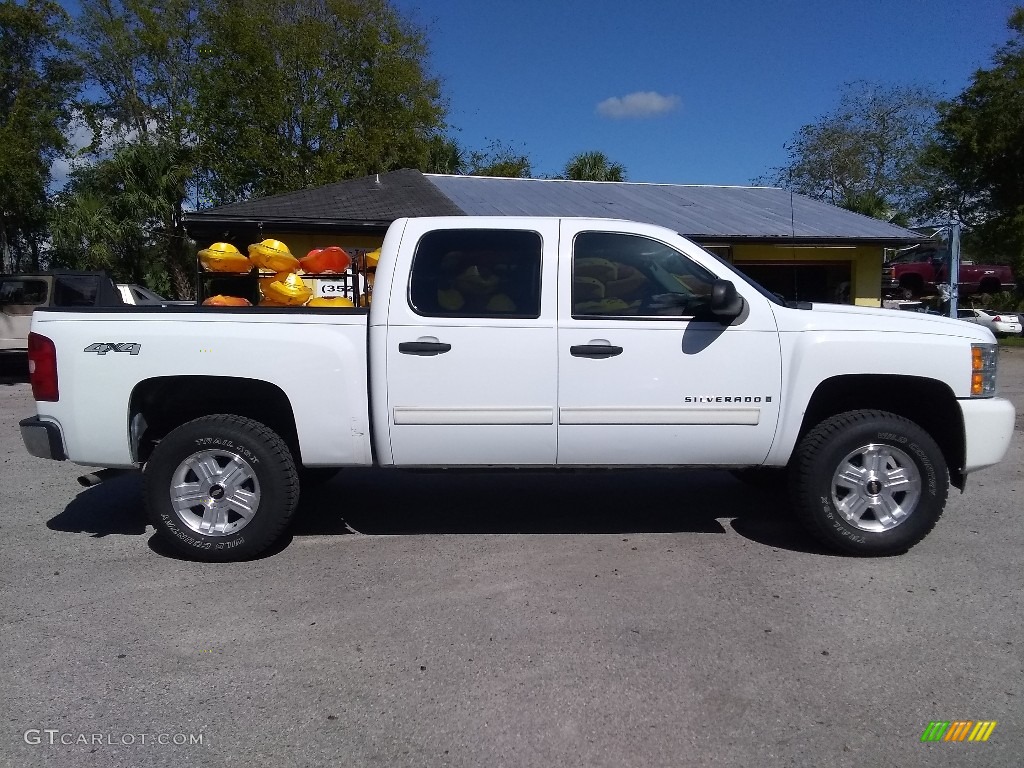 2009 Silverado 1500 LT Crew Cab 4x4 - Summit White / Ebony photo #2
