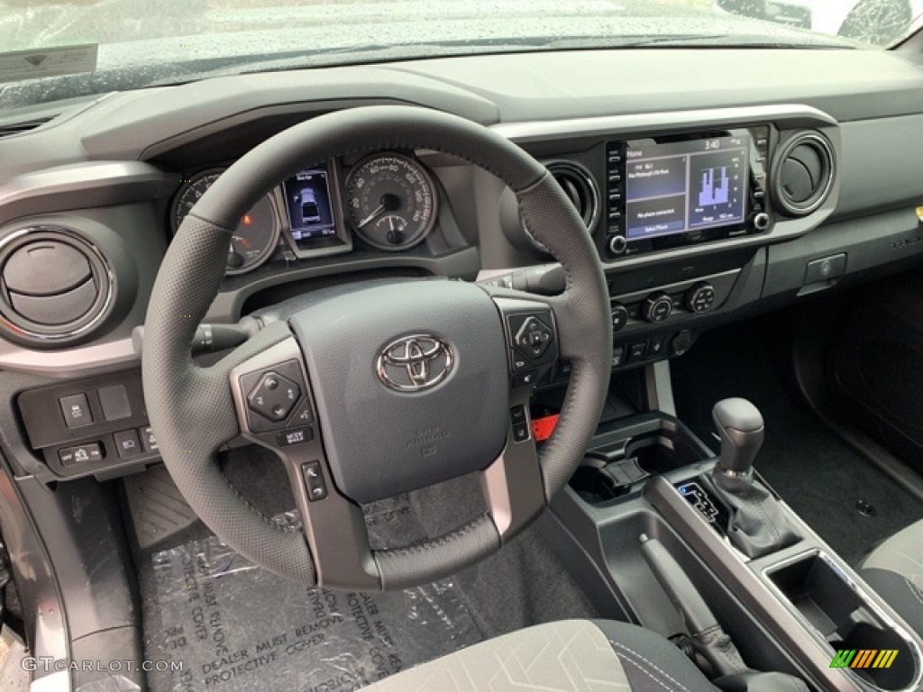2020 Toyota Tacoma TRD Sport Double Cab 4x4 TRD Cement/Black Dashboard Photo #135877811