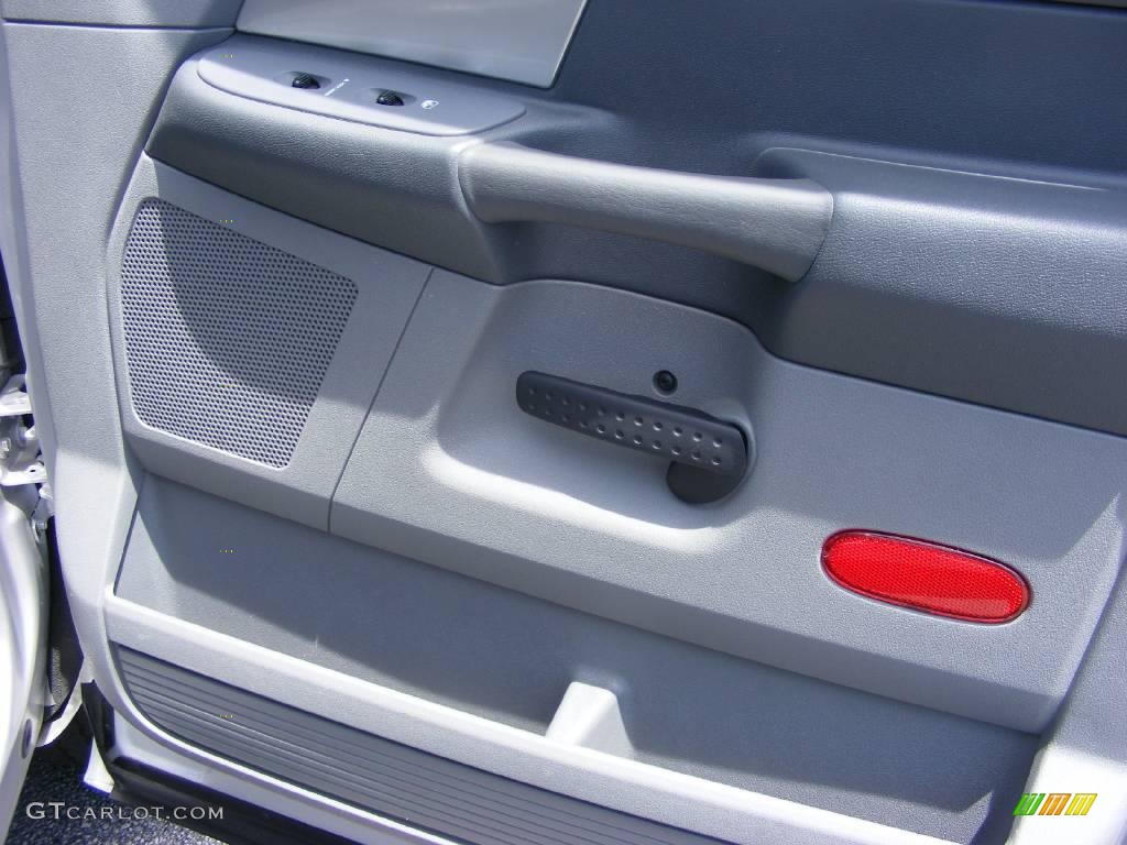 2008 Ram 1500 Big Horn Edition Quad Cab - Bright Silver Metallic / Medium Slate Gray photo #19