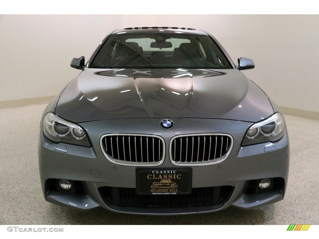 2016 5 Series 535i xDrive Sedan - Space Grey Metallic / Mocha photo #2
