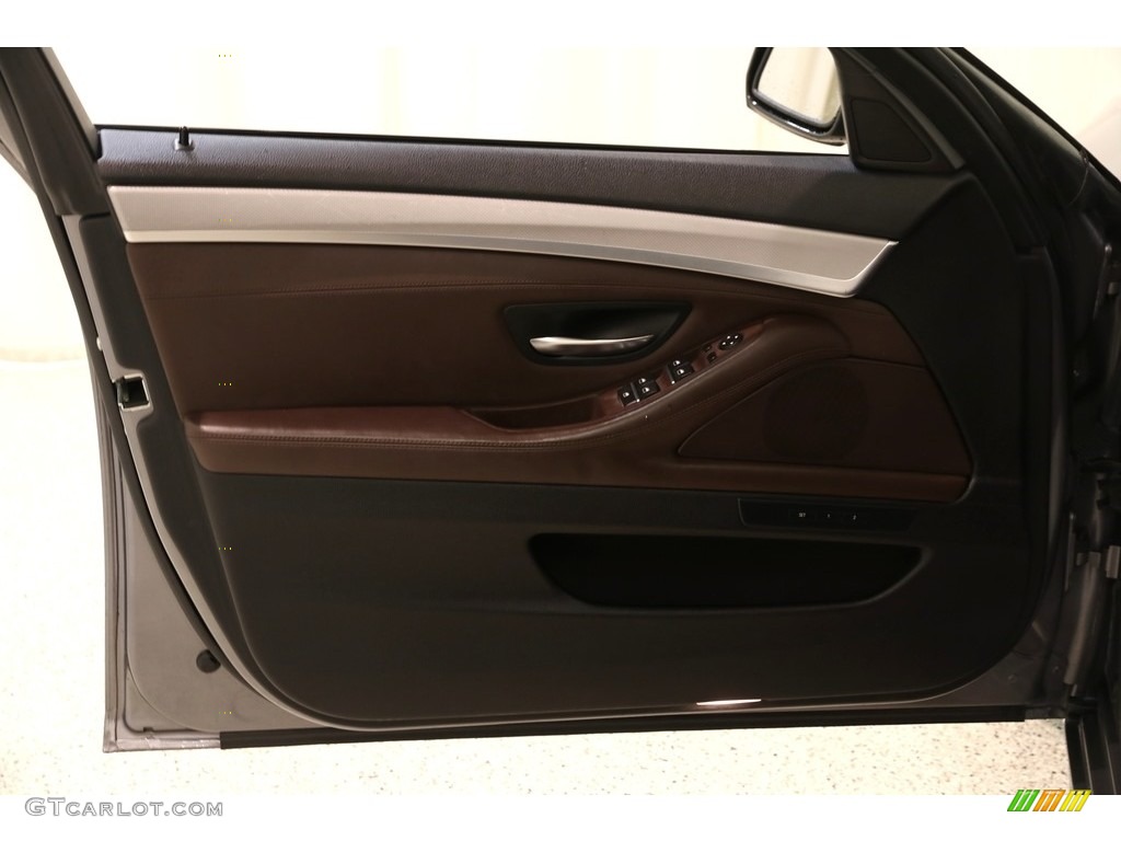 2016 5 Series 535i xDrive Sedan - Space Grey Metallic / Mocha photo #4