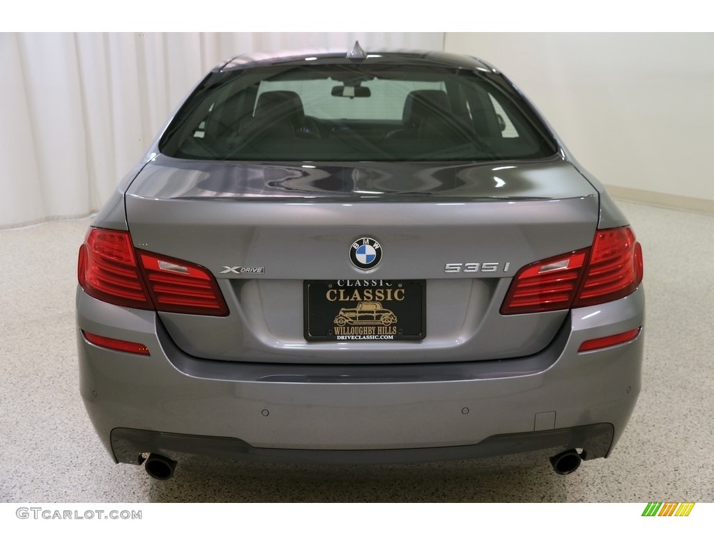 2016 5 Series 535i xDrive Sedan - Space Grey Metallic / Mocha photo #25