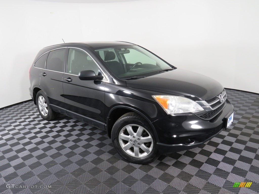 2011 CR-V SE - Crystal Black Pearl / Black photo #2