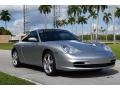 2002 Arctic Silver Metallic Porsche 911 Carrera Coupe #135880377