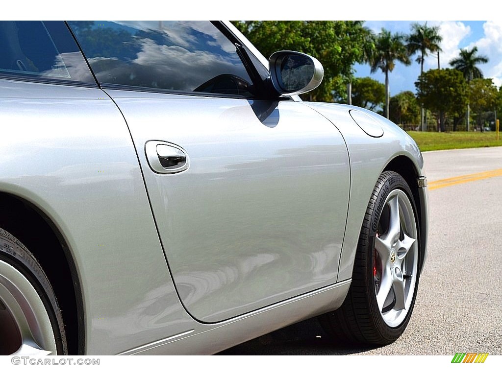 2002 911 Carrera Coupe - Arctic Silver Metallic / Black photo #7