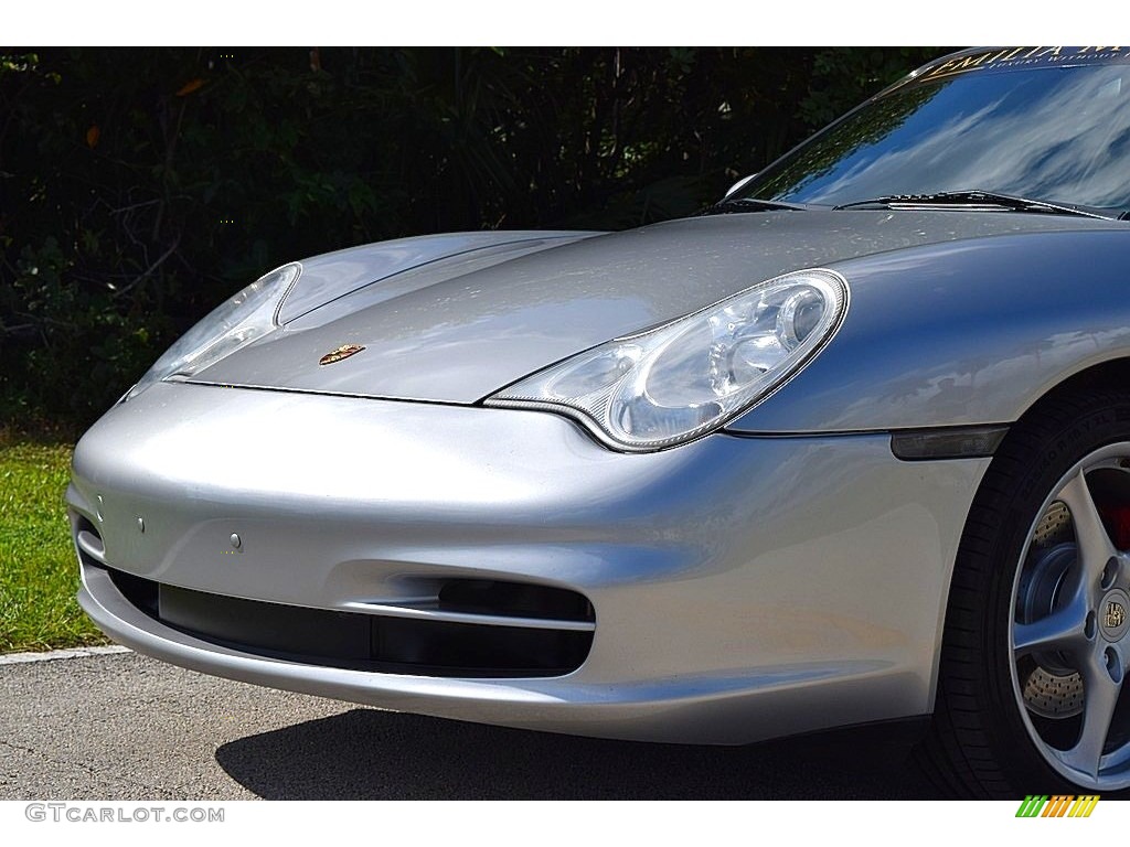 2002 911 Carrera Coupe - Arctic Silver Metallic / Black photo #16