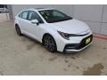 2020 Blizzard Pearl White Toyota Corolla XSE  photo #2