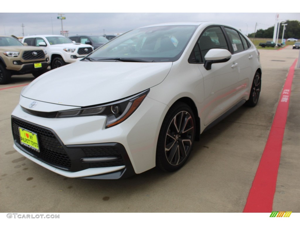 2020 Corolla XSE - Blizzard Pearl White / Black photo #4