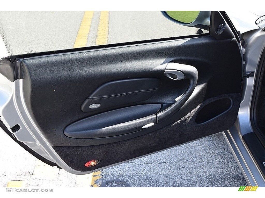 2002 Porsche 911 Carrera Coupe Black Door Panel Photo #135881130
