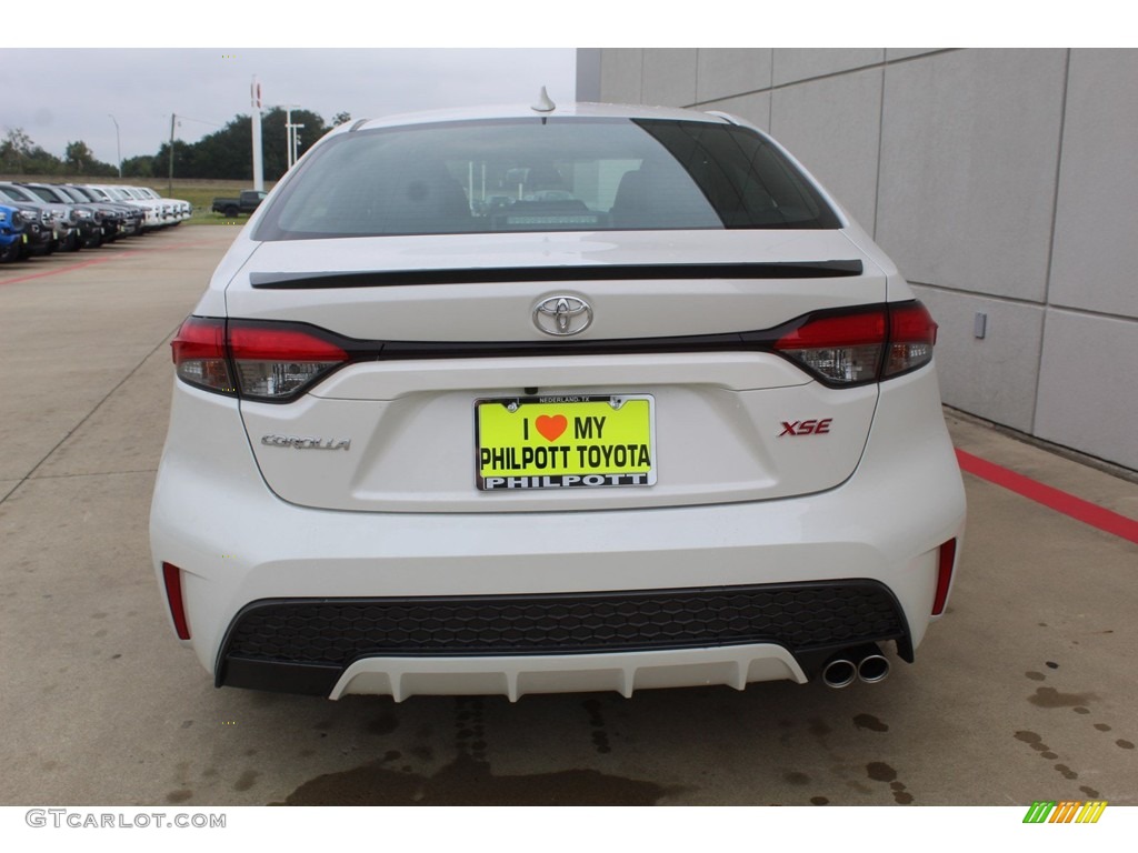 2020 Corolla XSE - Blizzard Pearl White / Black photo #7