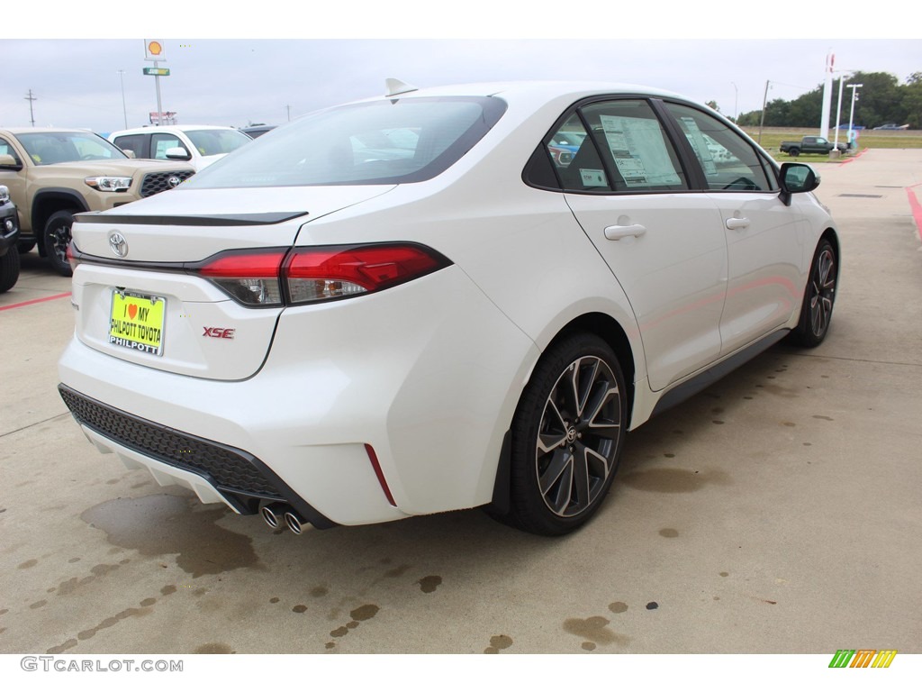 2020 Corolla XSE - Blizzard Pearl White / Black photo #8