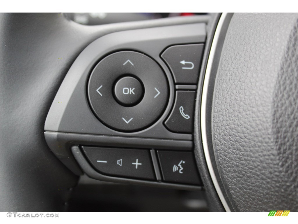 2020 Toyota Corolla XSE Black Steering Wheel Photo #135881343