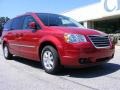 2009 Inferno Red Crystal Pearl Chrysler Town & Country Touring  photo #2