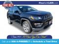 2020 Diamond Black Crystal Pearl Jeep Compass Latitude 4x4  photo #1