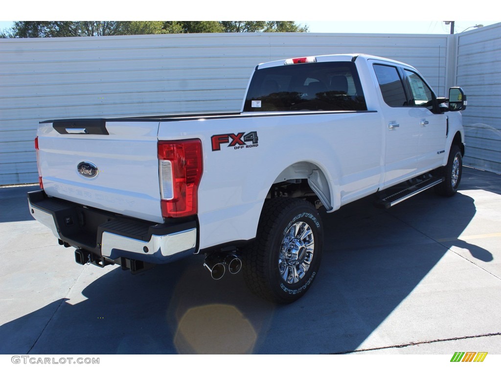 2019 F350 Super Duty XLT Crew Cab 4x4 - Oxford White / Camel photo #8