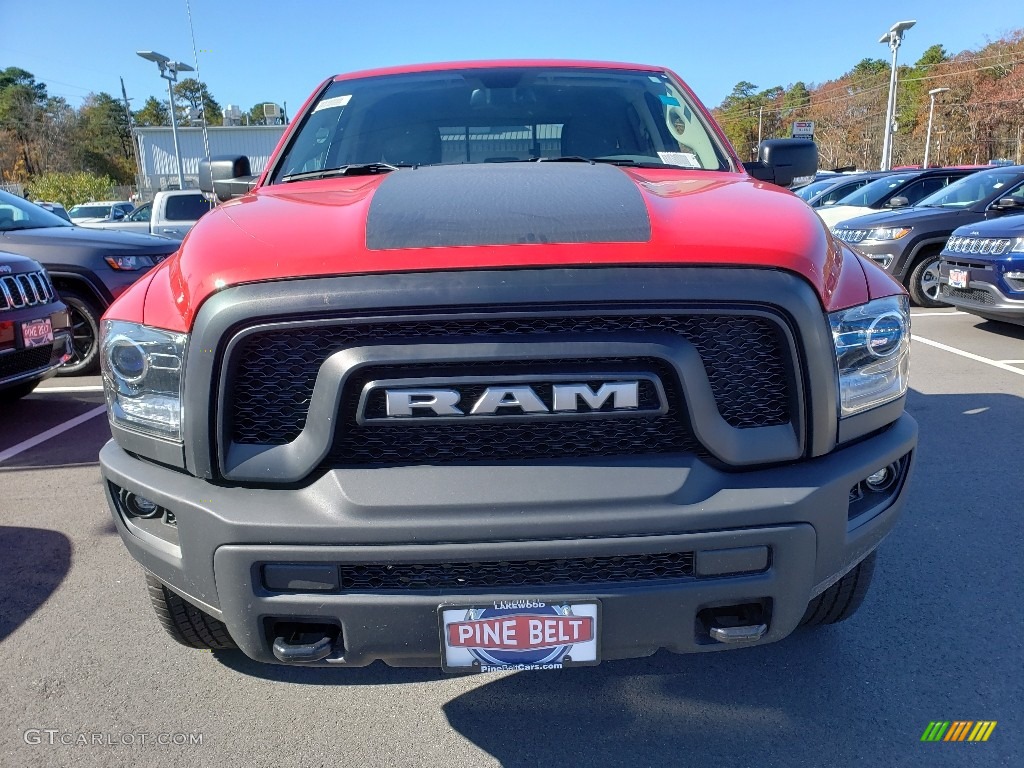 2019 1500 Classic Warlock Quad Cab 4x4 - Flame Red / Black/Diesel Gray photo #2