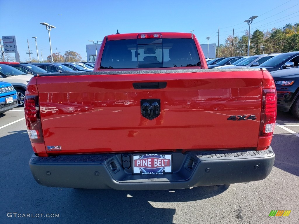 2019 1500 Classic Warlock Quad Cab 4x4 - Flame Red / Black/Diesel Gray photo #5