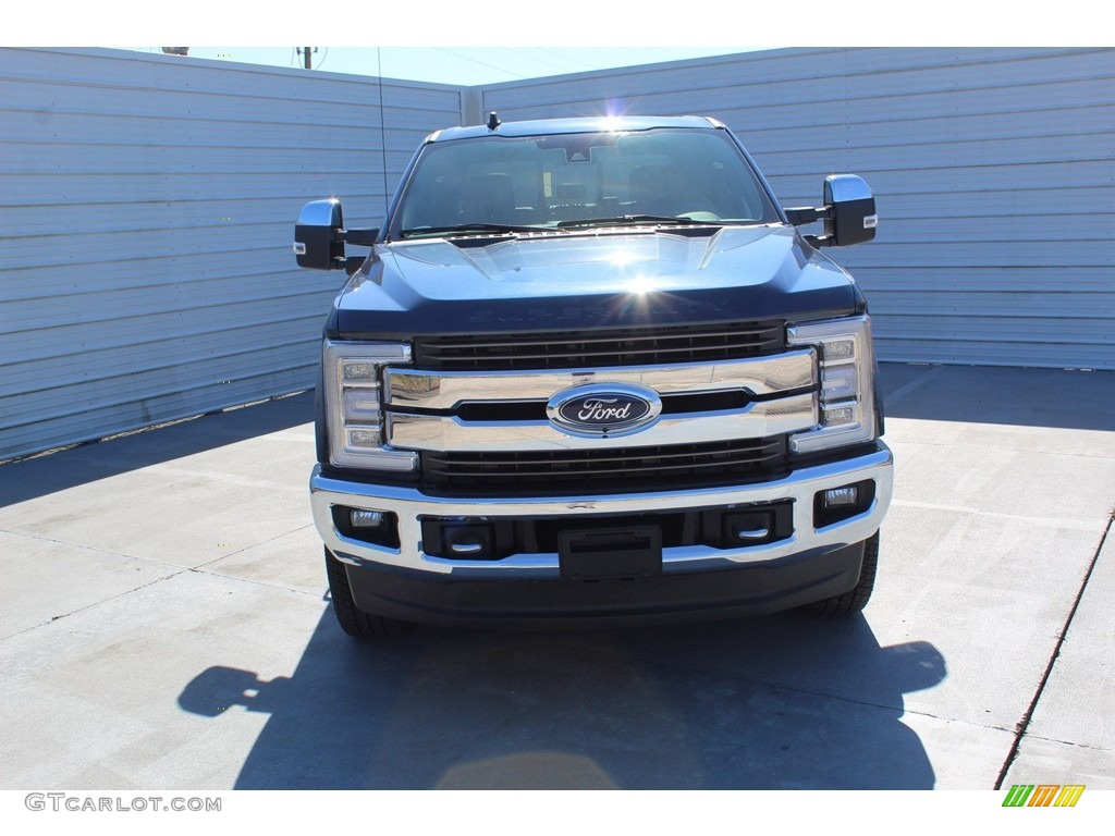 2019 F250 Super Duty King Ranch Crew Cab 4x4 - Blue Jeans / King Ranch Java photo #18