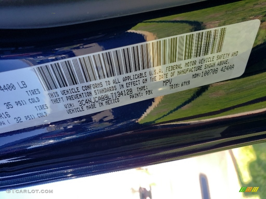 2020 Compass Sport - Jazz Blue Pearl / Black photo #8