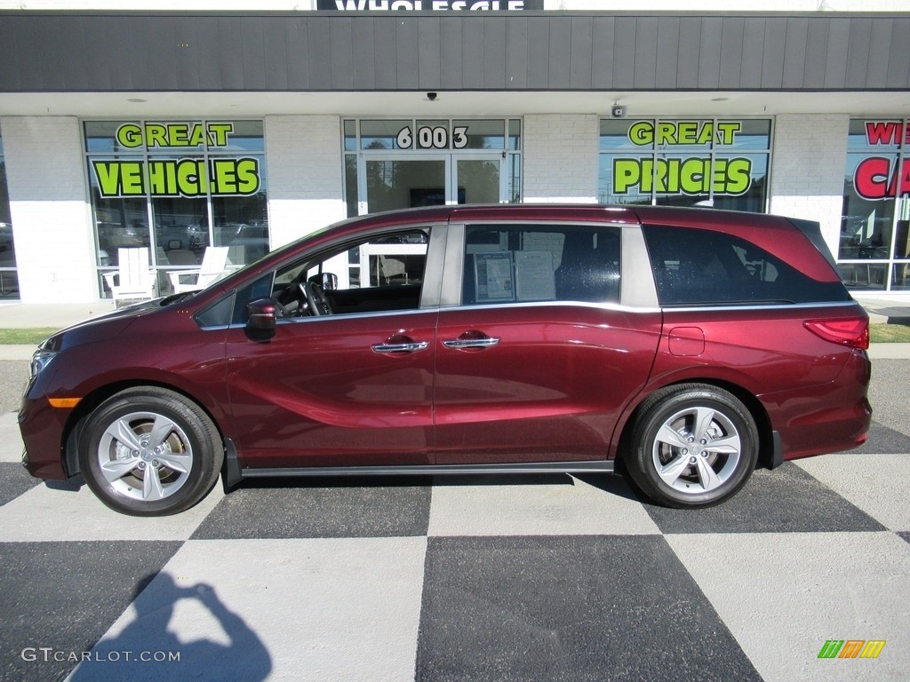 2019 Odyssey EX-L - Deep Scarlet Pearl / Beige photo #1